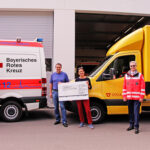 Spendenübergabe Buchauer Holzofenbäckerei an BRK Bereitschaft Pegnitz