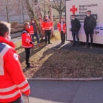 Vorstellung des Corona-Diagnostik-Fahrzeugs beim Roten Kreuz in Bayreuth.