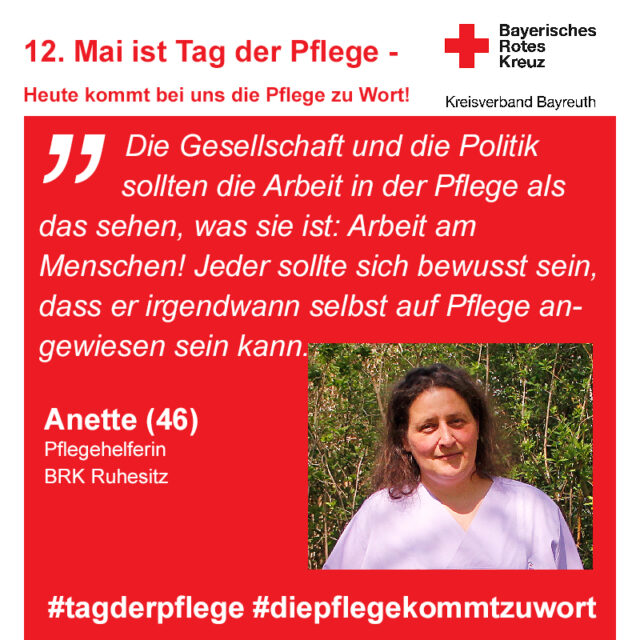 Die Pflege kommt zu Wort - Aktion zum internationalen Tag der Pflege 2021