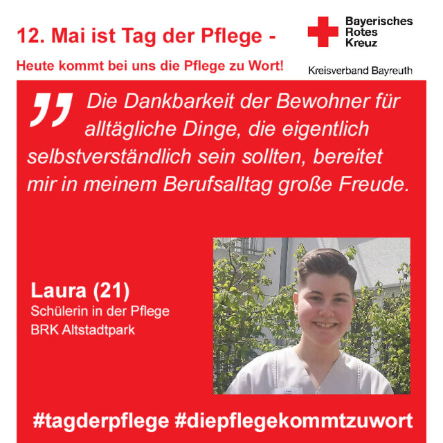 Die Pflege kommt zu Wort - Aktion zum internationalen Tag der Pflege 2021