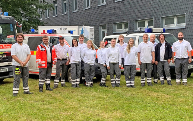 Die Helfer der BRK Bereitschaft Hollfeld - eine engagierte Truppe