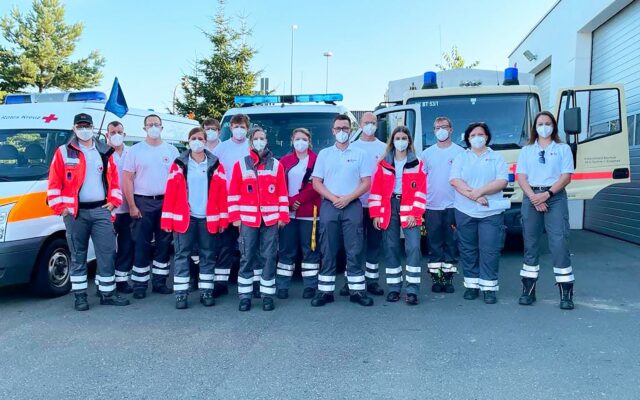 Erneut starten Helfer vom Roten Kreuz in Bayreuth ins Katastrophengebiet in Rheinland-Pfalz