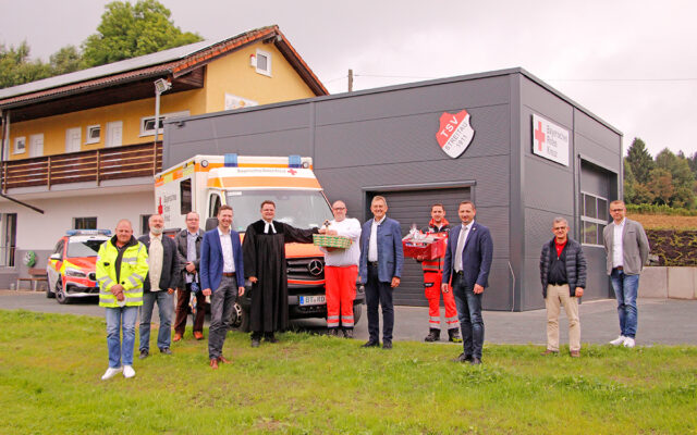 Neuer BRK-Rettungsdienststellplatz in Gefrees (OT: Streitau) in Dienst gestellt