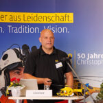 40 Jahre ADAC Luftrettung & 40 Jahre BRK Leitstelle in Bayreuth – Matthias Limmer Stationsleitung ADAC Luftrettung Bayreuth erläuterte den derzeitigen Sachstand der Rettungsfliegerei