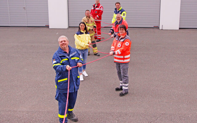 Das organisationsübergreifende PSNV-Team Bayreuth/Kulmbach mit Teamleiter Heiko Pöhnl.