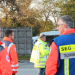 12 Stunden im Einsatz bei Bombenfund in Bayreuth – BRK unterstützt Evakuierungsmaßnahmen für Bombenräumarbeiten.