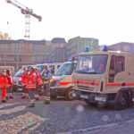 12 Stunden im Einsatz bei Bombenfund in Bayreuth – BRK unterstützt Evakuierungsmaßnahmen für Bombenräumarbeiten.