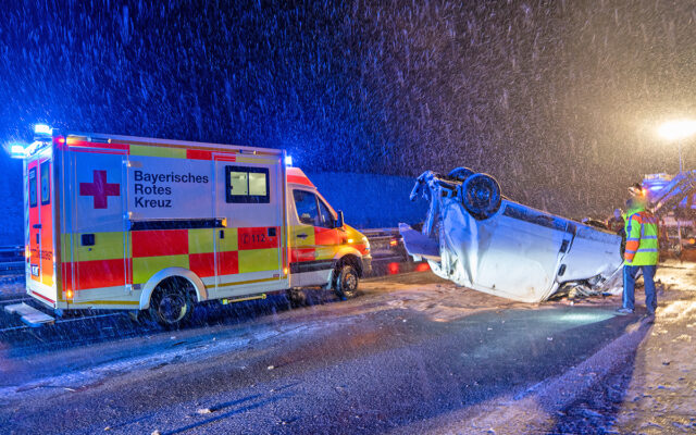 Schwerer Verkehrsunfall auf der A9