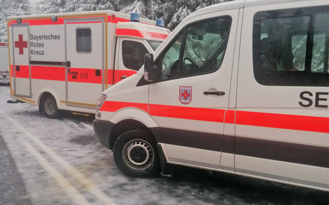 Betreuungseinsatz nach schwerem VU auf der B 303