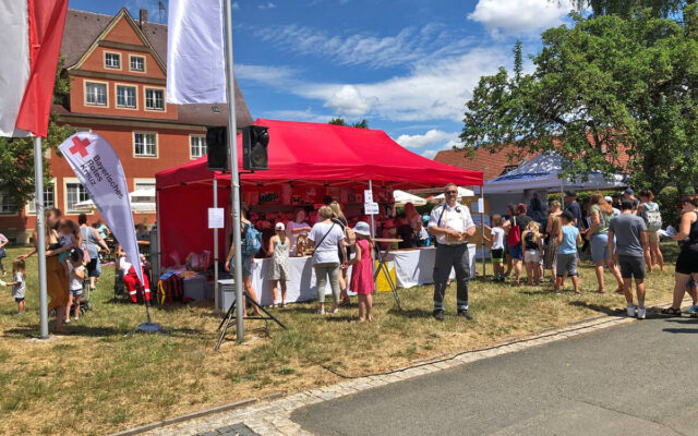 BRK-Glückshafen der BRK Bereitschaft Gefrees beim 1. Familienfest von Oberfranken OFfensiv.