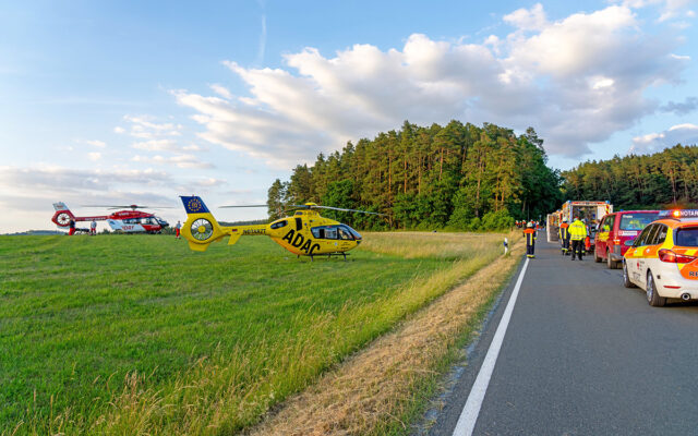 Schwerer Verkehrsunfall im Gemeindebereich von Waischenfeld