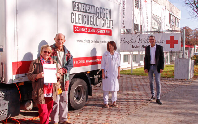 Weltblutspendetag 2022 - Ehepaar aus Obernsees spendet mehr als 325 Mal Blut