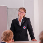 Vorsitzende der Wasserwacht Ortsgruppe Bayreuth - Karin Diehl.