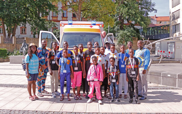 Beninischer Kinderchor zu Gast beim BRK Bayreuth