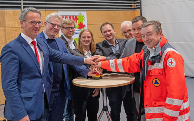 STARTSCHUSS FÜR DAS PROJEKT „TEAM BAYERN LEBENSRETTER“ in Speichersdorf