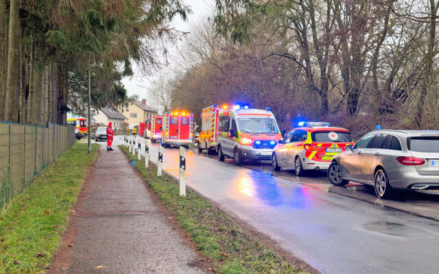 Bereitstellung der Einsatzfahrzeuge.