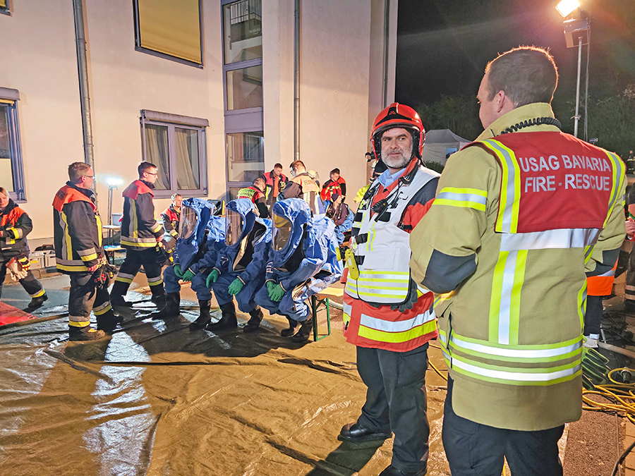 Am 06.05. wurden Einsatzkräfte des BRK-Kreisverbandes Bayreuth aufgrund Gasaustritts zur Evakuierung eines Pegnitzer Krankenhauses gerufen,