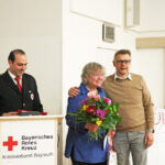 Ehrung der ehrenamtlichen Helferinnen der BRK-Bereitschaft Bayreuth II und des Arbeitskreises Klinikum. Überreichung der Urkunden und Präsente.