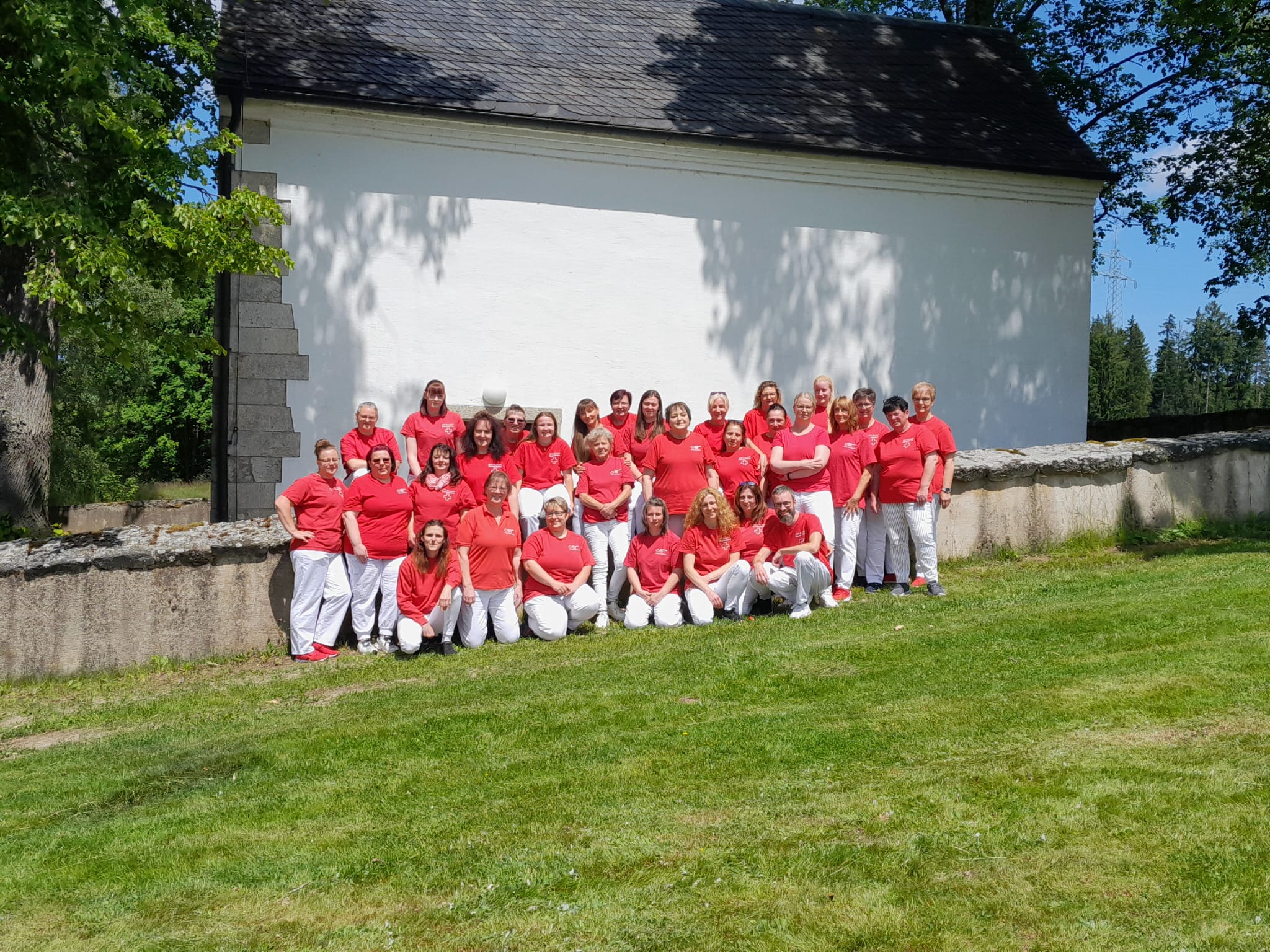Das Bild zeigt das Team der BRK-Sozialstation Fichtelgebirge.