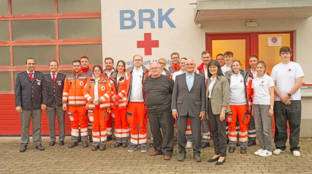 Mitglieder der BRK-Bereitschaft Mistelgau.