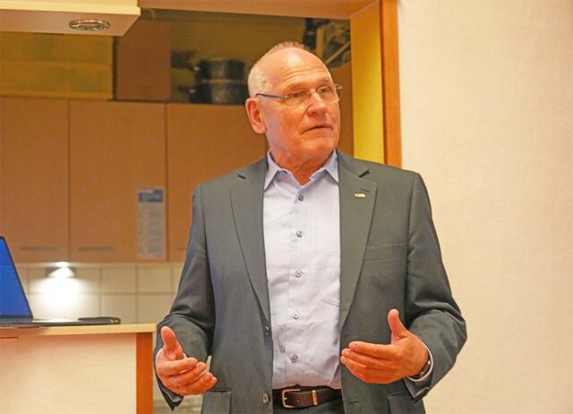 Peter Herzing, Vorsitzender des BRK-Kreisverbandes Bayreuth.