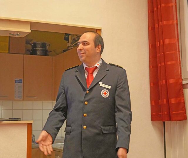 Mischa Nietfeld, stv. Kreisbereitschaftsleiter BRK-Kreisverband Bayreuth.
