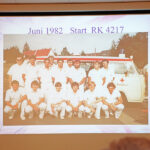 Das Bild zeigt eine alte Aufnahme des ehrenamtliche besetzen RK 42-17 aus Fichtelberg. Juni 1982