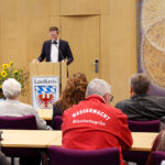 Auszeichnung von verdienen Ehrenamtlichen im Landratsamt Bayreuth.