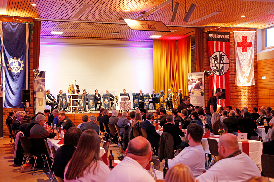 20 Jahre PSNV-Team Bayreuth – zwei Jahrzehnte menschliche Fürsorge in Krisensituationen. Blick in den Saal.
