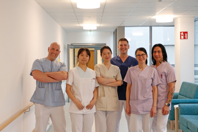 Pflegefachkräfte des BRK Kreisverbandes Bayreuth.