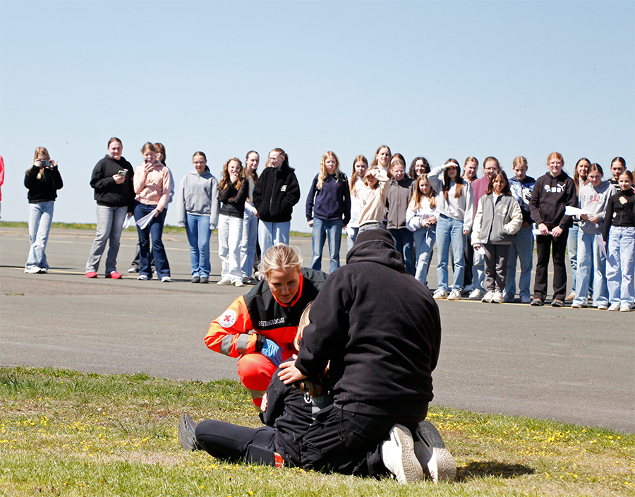Rettungübung beim Girls` day 2026.