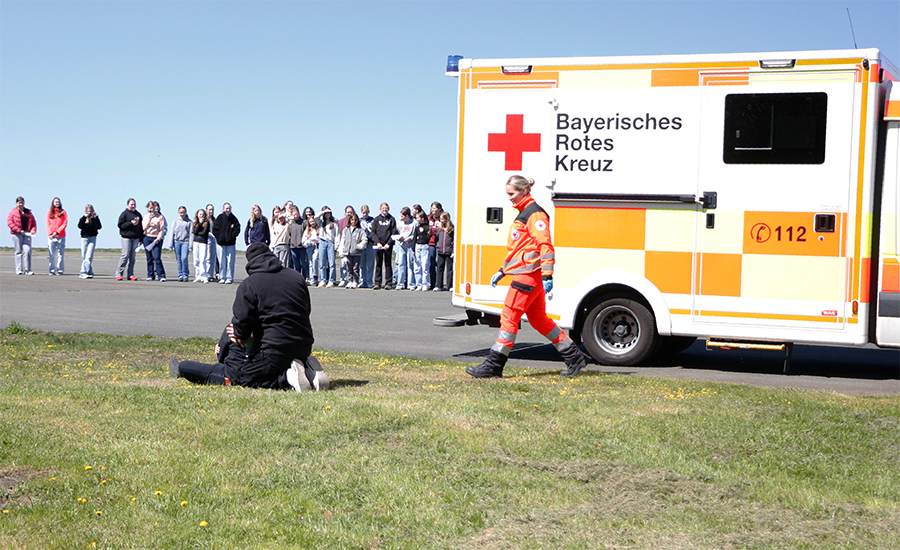 Rettungübung beim Girls` day 2026.