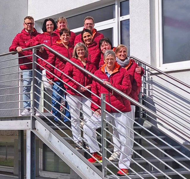 Team der BRK-Sozialstation Bayreuth (Gruppenfoto).