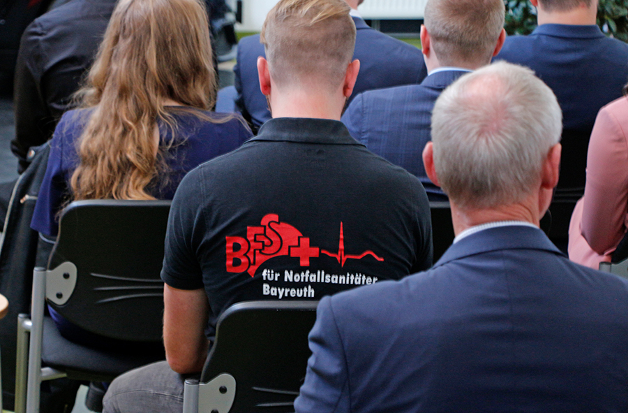Feierliche Examensübergabe der Berufsfachschule für Notfallsanitäter Bayreuth